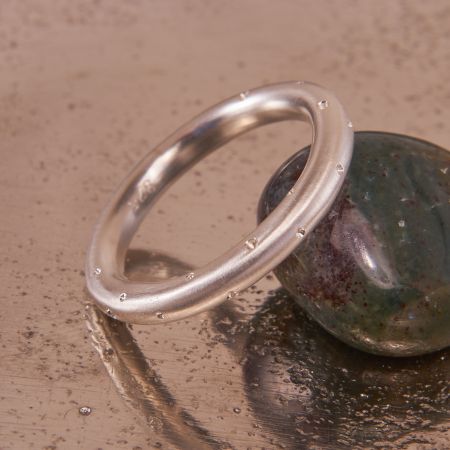 Ring Stella II Sterling Silber mattiert